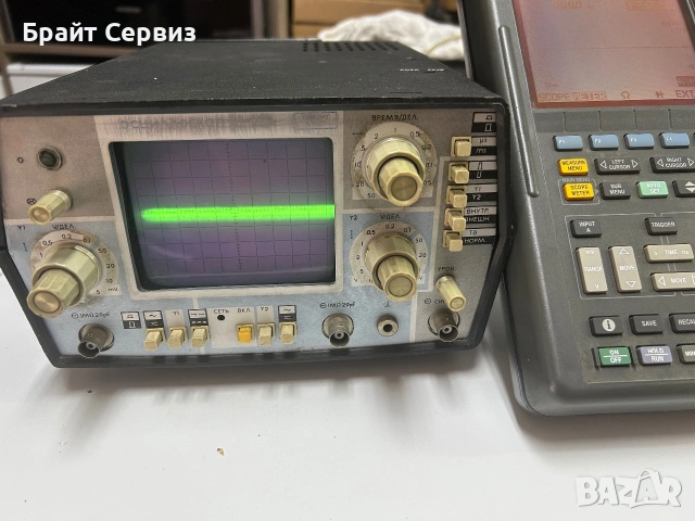Осцилоскоп FLUKE 99B SCOPEMETER 100MHz и С1-118А, снимка 3 - Други инструменти - 55089831