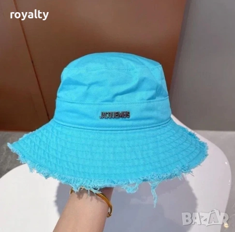 Jacquemus Нова Дамска Лятна Шапка Различни Цветове , снимка 4 - Шапки - 55173130
