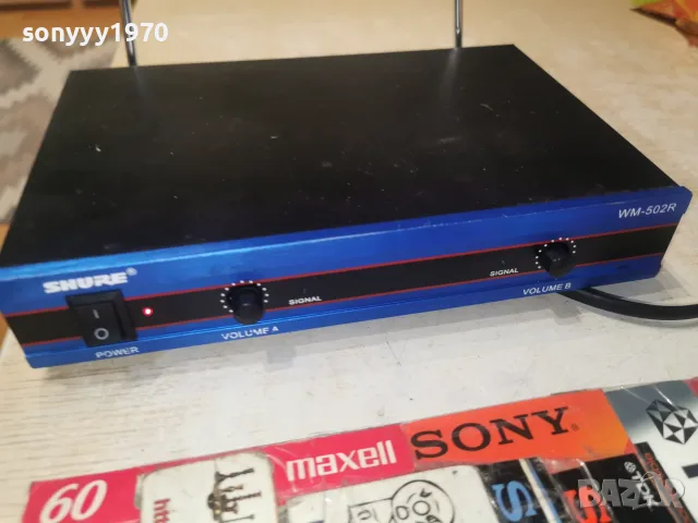 SHURE WM-502R 1607262041L1, снимка 4 - Приемници и антени - 55316669