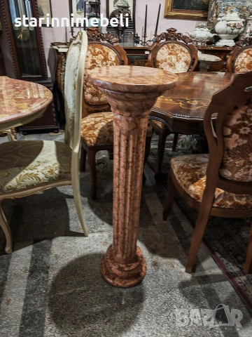 Мраморна колона, снимка 4 - Статуетки - 54748143