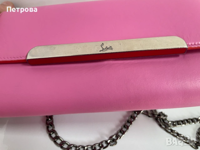 Кожен клъч/портфейл Christian Louboutin Оригинал, снимка 4 - Чанти - 54638395