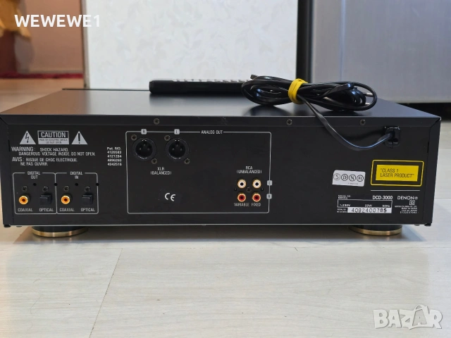 DENON DCD 3000, снимка 4 - Ресийвъри, усилватели, смесителни пултове - 54543639