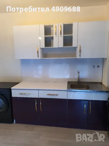 Кухня лилав и бял гланц, снимка 2 - Кухни - 55609369
