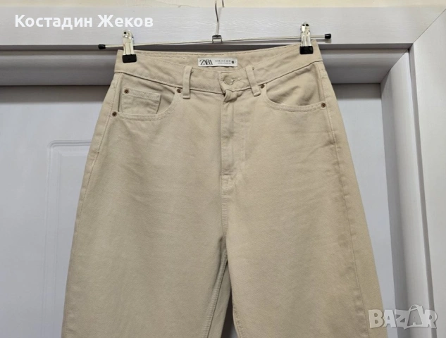 Дамски оригинални дънки. ZARA , снимка 2 - Дънки - 54477242