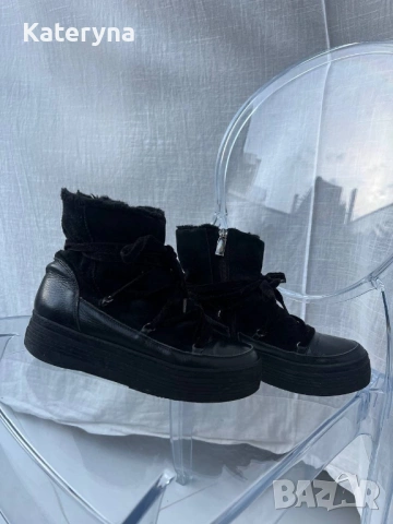 кожени ботуши, снимка 4 - Дамски ботуши - 54312242