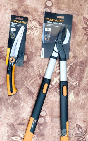 ТЕЛЕСКОПИЧНА НОЖИЦА ЗА Ø50мм КЛОНИ FISKARS   НЕРАЗПЕЧАТАНА!, снимка 2 - Градински инструменти - 54607165