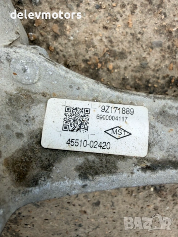 45510-02420, 9Z171889 кормилна рейка от Toyota Corolla 1.6 VVTii ZRE210, 132 кс., двигател 1ZR-FAE, снимка 5 - Части - 54677376