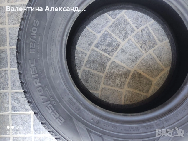 Летни Бусови Гуми 225 / 70 R 15 C Nokian Cline, снимка 4 - Гуми и джанти - 54925219