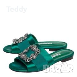  Обувки чехли Manоlo Blahnik (оригинал, нисък ток), номер 38.5-39