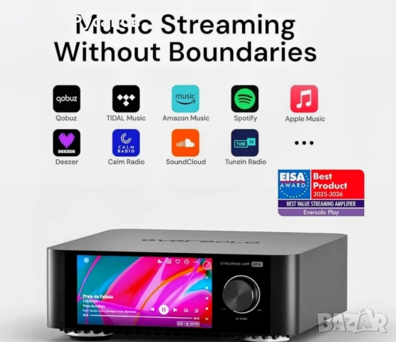 Eversolo play , снимка 2 - Ресийвъри, усилватели, смесителни пултове - 54048207