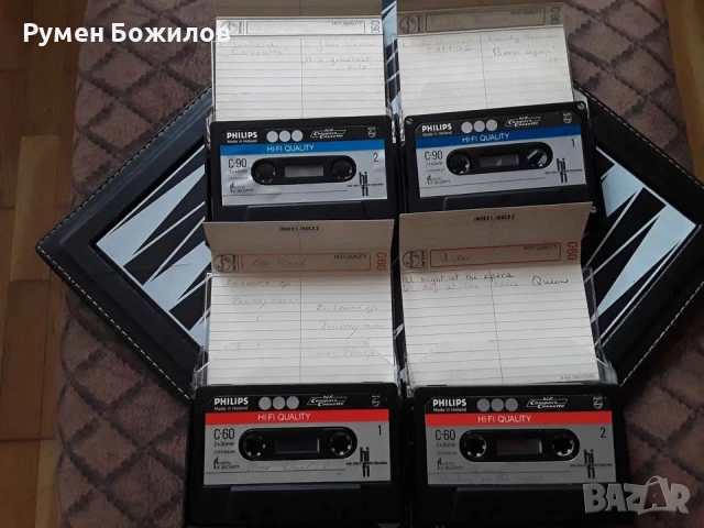 10 много запазени и добри хромни касети със записи, снимка 3 - Аудио касети - 55189494