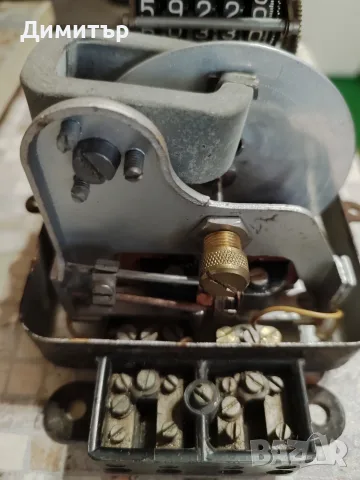 Немски електромер от 1942 г., произведен в Унгария, снимка 7 - Друга електроника - 55603798