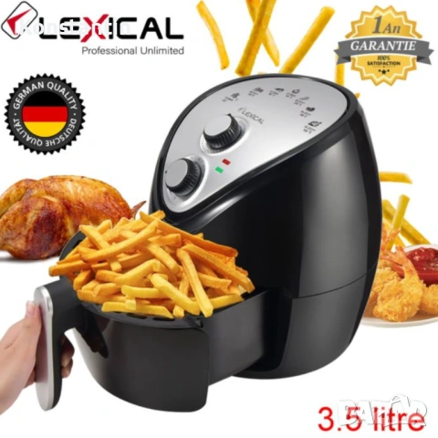 Еър фрайър Lexical Airfryer LAF-3002 , 3.5L, 1300W, снимка 2 - Уреди за готвене на пара - 54824745