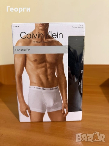 Нови мъжки боксерки Calvin Klein trunk, размер М
