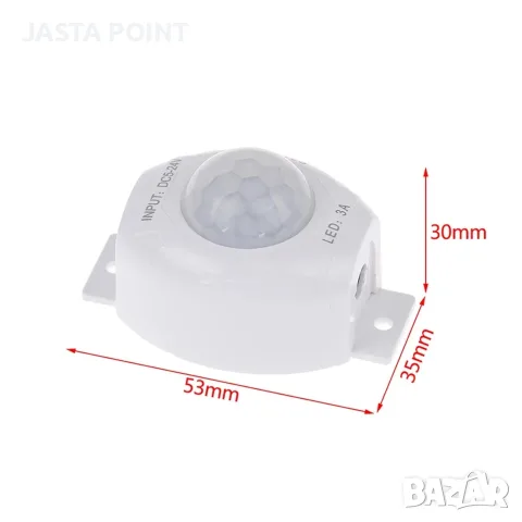 5м LED лента със сензор за движение PIR – автоматична светлина за домът, обхват 3м, 220V , снимка 7 - Лед осветление - 55380305