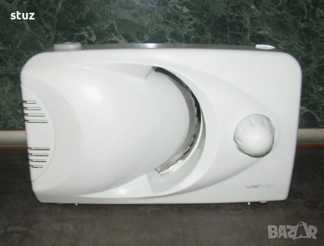 Електрическа машина Clatronic, за рязане на колбаси, хляб, зеленчуци, сирена, снимка 5 - Кухненски роботи - 54211139