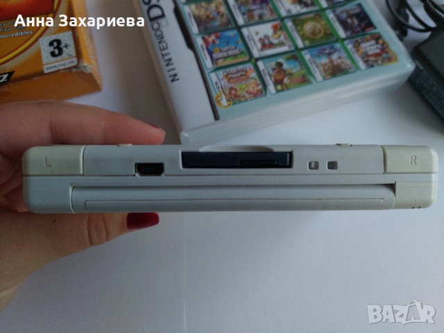 Nintendo DS Lite White + Карта с 208 игри + Оригинална игра, снимка 4 - Nintendo конзоли - 54917974