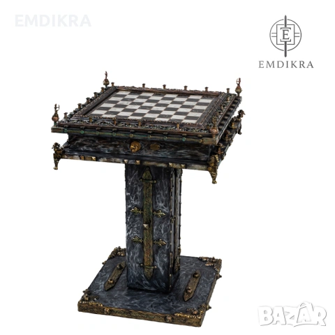 Маса за шах RELIC - Pedestal, снимка 2 - Шах и табла - 54901399
