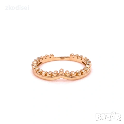 Златен дамски пръстен 2,00гр. размер:55 14кр. проба:585 модел:38748-1