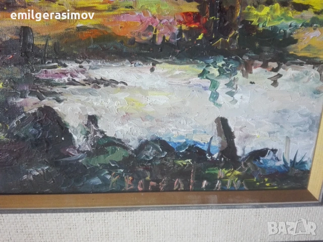 Две маслени картини и красив гоблен., снимка 5 - Картини - 54238495