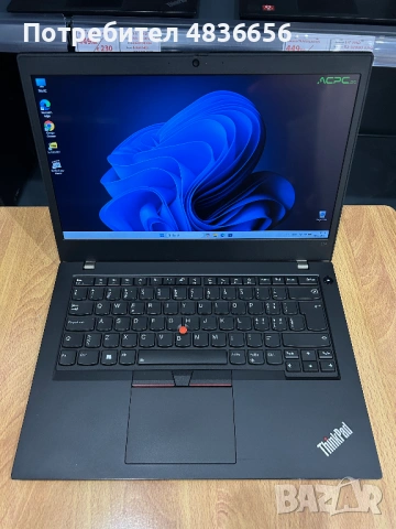 Промо! Като нов! Лаптоп Lenovo L14 6-ядрен AMD/32 RAM/512, 3 м. гар.