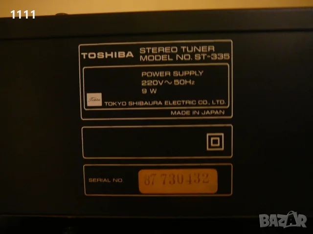 TOSHIBA SC-335 I SY-335 I ST-335, снимка 12 - Ресийвъри, усилватели, смесителни пултове - 55435924