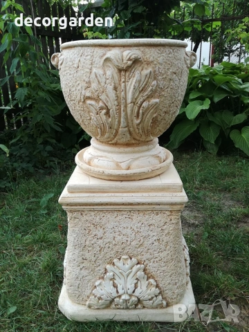 117. Кашпа Антик листо