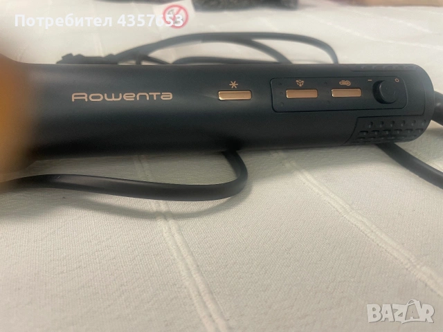 Четка за горещ въздух Rowenta Air Brush 3D UB9720E0, 3 в 1, 1100W, невъртяща се, 3 скорости - темпер, снимка 3 - Маши за коса - 55153098