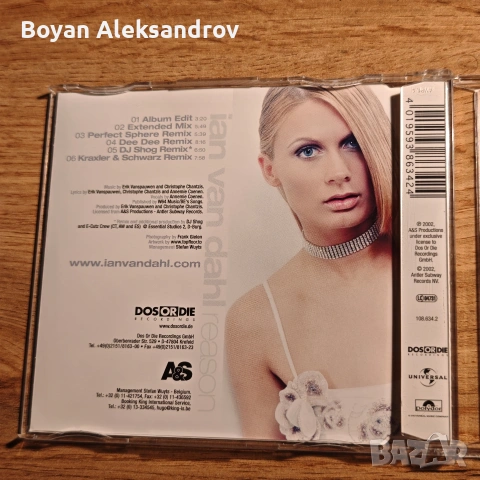 Van Dahl – Reason (2002), снимка 3 - CD дискове - 54983387