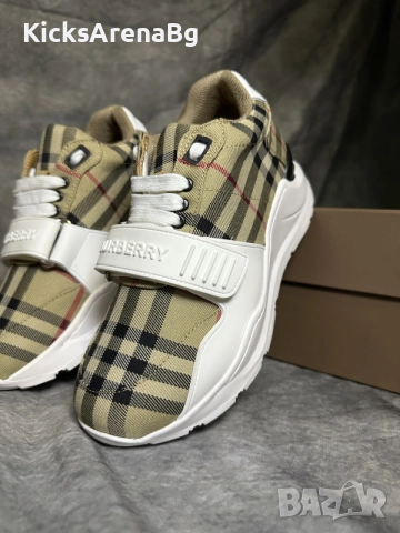 Дамски обувки Burberry Check, снимка 2 - Маратонки - 55325986
