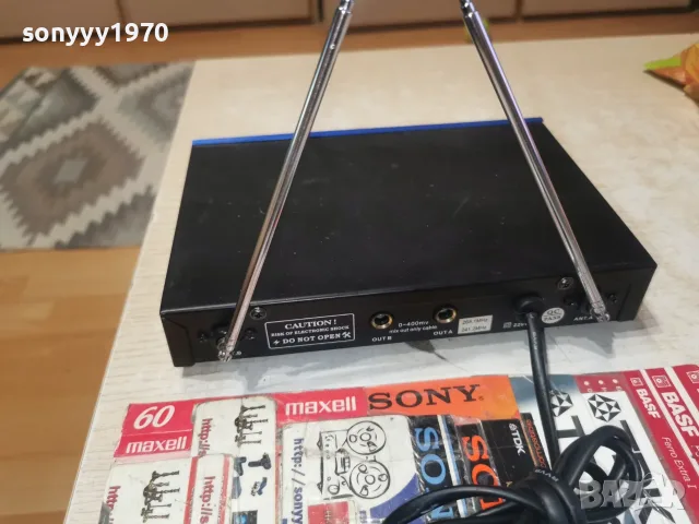 SHURE WM-502R 1607262041L1, снимка 7 - Приемници и антени - 55316669