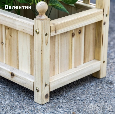 Градински цветарник Outsunny, снимка 7 - Градински мебели, декорация  - 55175716