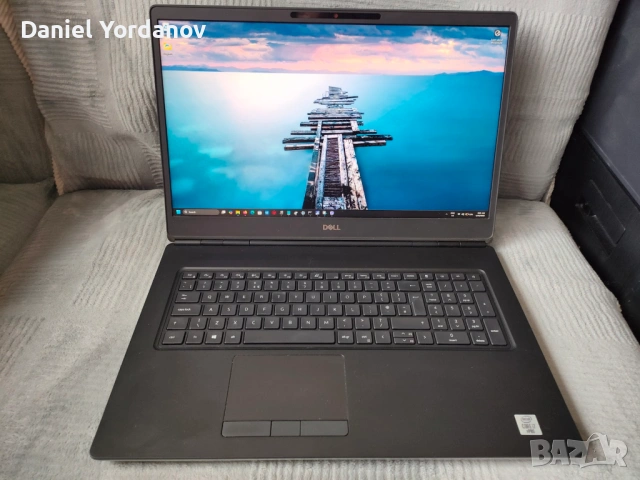 Мощен лаптоп Dell Precision 7750 17 inch 3 TB SSD (3 NVMe x 1 TB) RTX 3000 48 GB RAM i7 10850H
