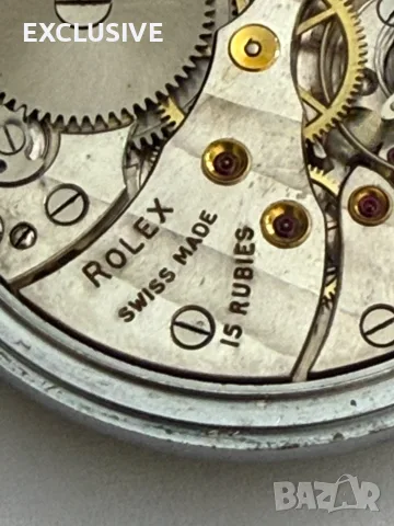 Винтидж джобен часовник Rolex  - тип военен, 1940г., снимка 2 - Джобни - 55469906
