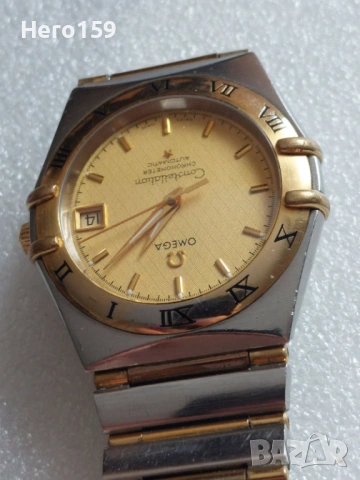 Мъжки часовник''Omega Constellation Automatic Two-Tone 35 mm''-Омега консталейшен, снимка 4 - Мъжки - 54809888