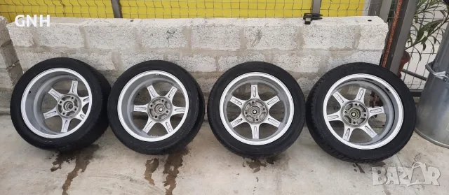 Джанти Enkei 16цола 4х114.3 , 6.5j , et45 , 205/50/16 Honda , Nissan, снимка 7 - Гуми и джанти - 55479785
