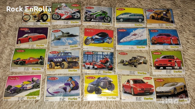 TURBO картинки, непълни серии ! , снимка 10 - Колекции - 53941338