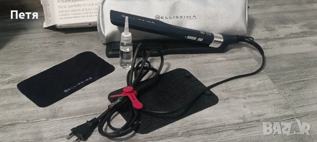 Преса за коса Imetec Bellissima Steam Elixir R9501 Керамика Черна, снимка 7 - Преси за коса - 55654153