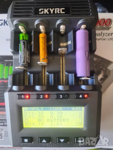 Професионално смарт зарядно устройство и анализатор SkyRC MC3000, снимка 5 - Друга електроника - 55682075