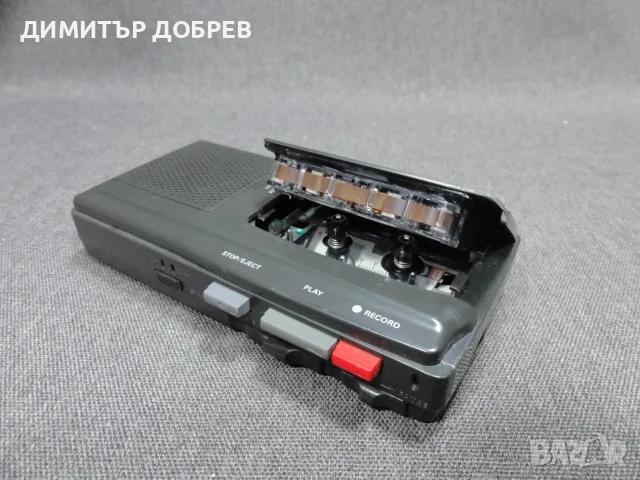СТАР РЕТРО КАСЕТЕН ДИКТОФОН MICROCASSETTE RECORDER SANYO TRC 500A, снимка 8 - Радиокасетофони, транзистори - 55536581