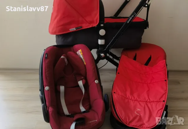 Bugaboo Cameleon 3 & Maxi cosi pebble детска количка бебешка 3в1