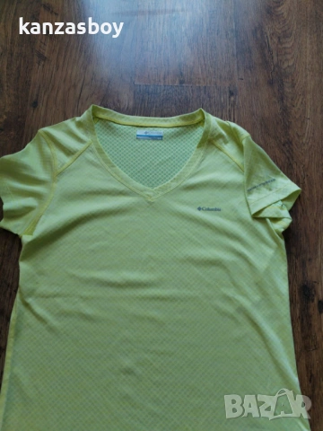 columbia omni-freeze tshirt-страхотна дамска тениска КАТО НОВА С, снимка 6 - Тениски - 54561009