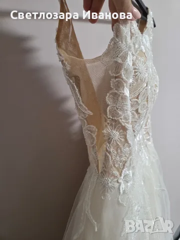 Сватбена рокля с воал от myWedding, снимка 7 - Сватбени рокли - 55417608