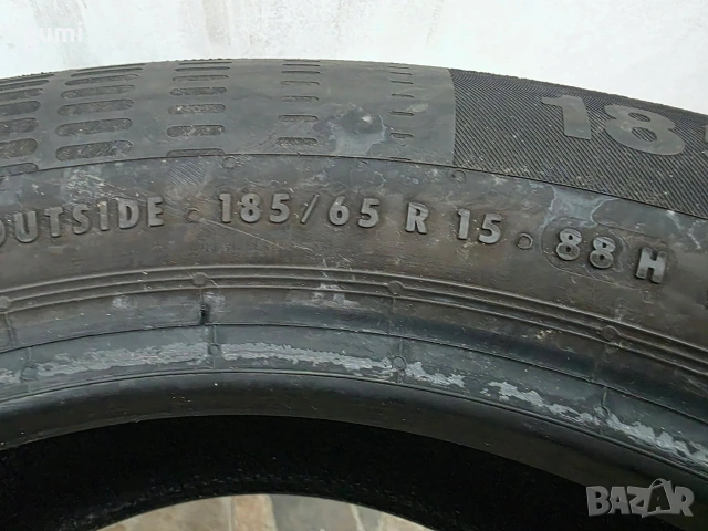 2бр летни гуми 185/65/15 CONTINENTAL L06139 , снимка 4 - Гуми и джанти - 55128073