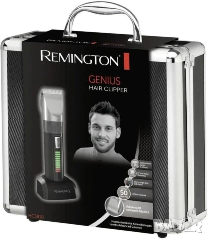 Машинка за подстригване Remington Genius HC5810 професионален комплект - НОВА, снимка 3 - Машинки за подстригване - 54538784