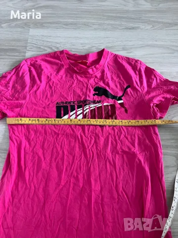 Puma Authentic Sportswear Pink T-Shirt M, снимка 4 - Спортни екипи - 55305228