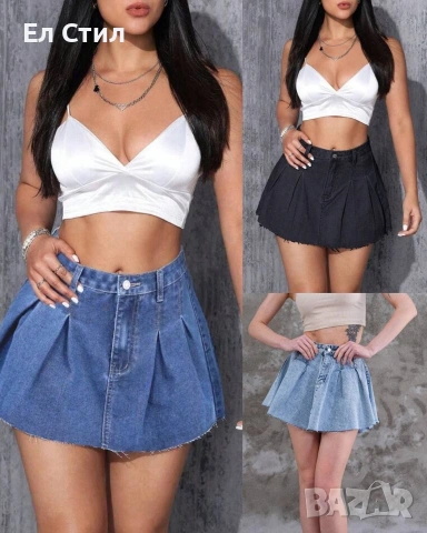 ⚜️Дамска дънкова пола 21€ , снимка 2 - Поли - 53979281