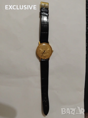 Златен часовник. Eska Twenty Dollars $20 Златна монета 18K жълто злато, снимка 9 - Мъжки - 52680477