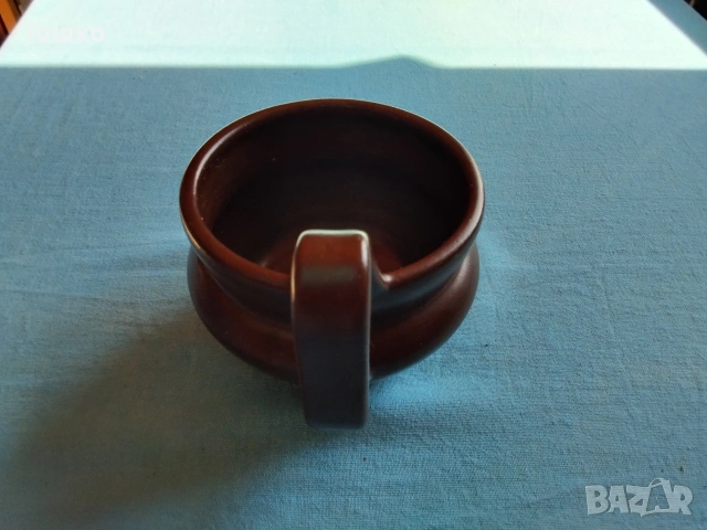 стар социалистически глинен съд от 1985г. уникат, ръчна изработка на повече от 40години , снимка 4 - Други ценни предмети - 54099236