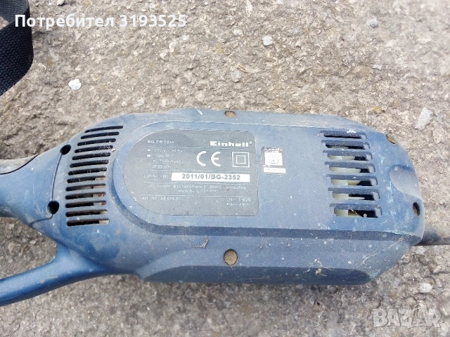 Косачка тример Einhell 1000W, снимка 3 - Градинска техника - 50598154
